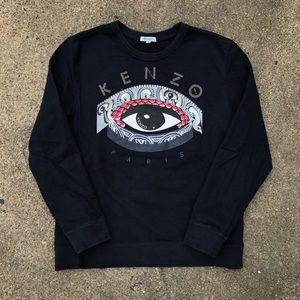 Vintage kenzo Paris eye sweatshirt Sz L